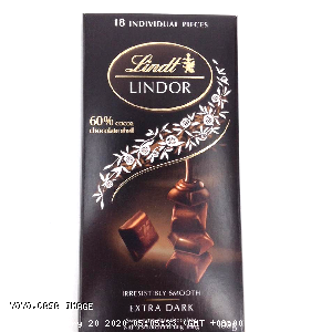 YOYO.casa 大柔屋 - LINDT LINDOR Swiss Extra Dark Chocolate with a smooth melting filling 100g,100g 
