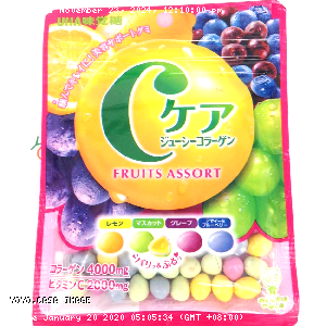 YOYO.casa 大柔屋 - UHA C Care Fruit Assort Candy ,60g 