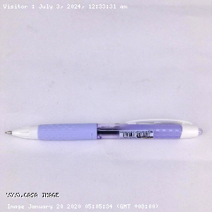 YOYO.casa 大柔屋 - uni umn-307 0.38/0.5MM按制啫喱筆 紫柄藍色,0.38mm 