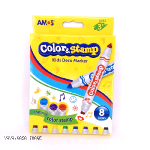YOYO.casa 大柔屋 - AMOS Color Stamps Kids Deco Marker,8s 