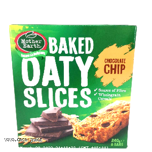 YOYO.casa 大柔屋 - Mother Earth Baked Oaty Slices Choc Chips,240g 