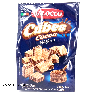YOYO.casa 大柔屋 - Balocco Cubes Cocoa Wafers,250g 