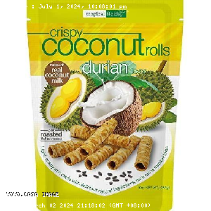 YOYO.casa 大柔屋 - Tropical Fields Coconut Rolls Durian Flavor,285g 