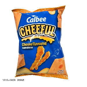 YOYO.casa 大柔屋 - Calbee Cheeful Cheese Flavoured Corn Sticks,60g 