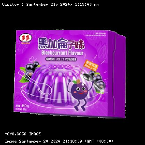 YOYO.casa 大柔屋 - Torto Blackcurrant Flavour Jelly Powder,80g 