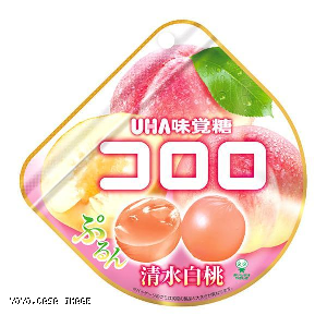 YOYO.casa 大柔屋 - UHA Peach Flavour Candy,40g 