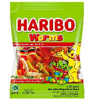 YOYO.casa 大柔屋 - Haribo Worms Fruit Flavour Jelly Candy,80g 